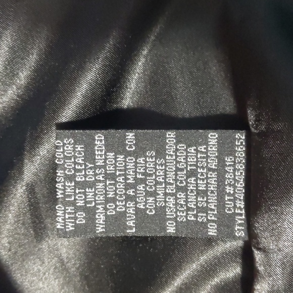 Rampage layered skirt size M black silver beaded - Picture 9 of 10